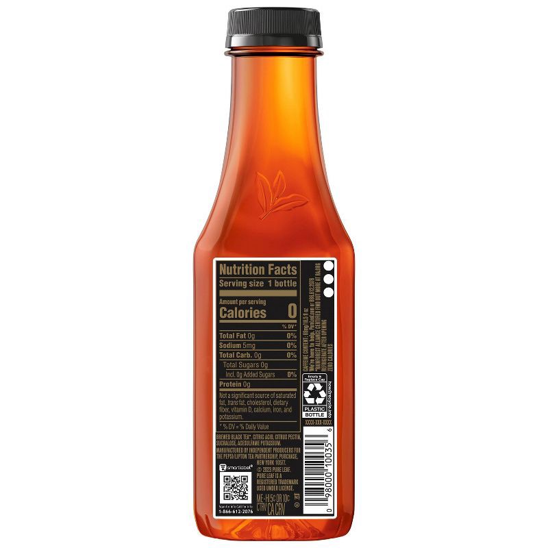 slide 3 of 4, PURE LEAF RTD Pure Leaf Zero Sugar Sweet Tea - 18.5 fl oz Bottle, 18.5 fl oz