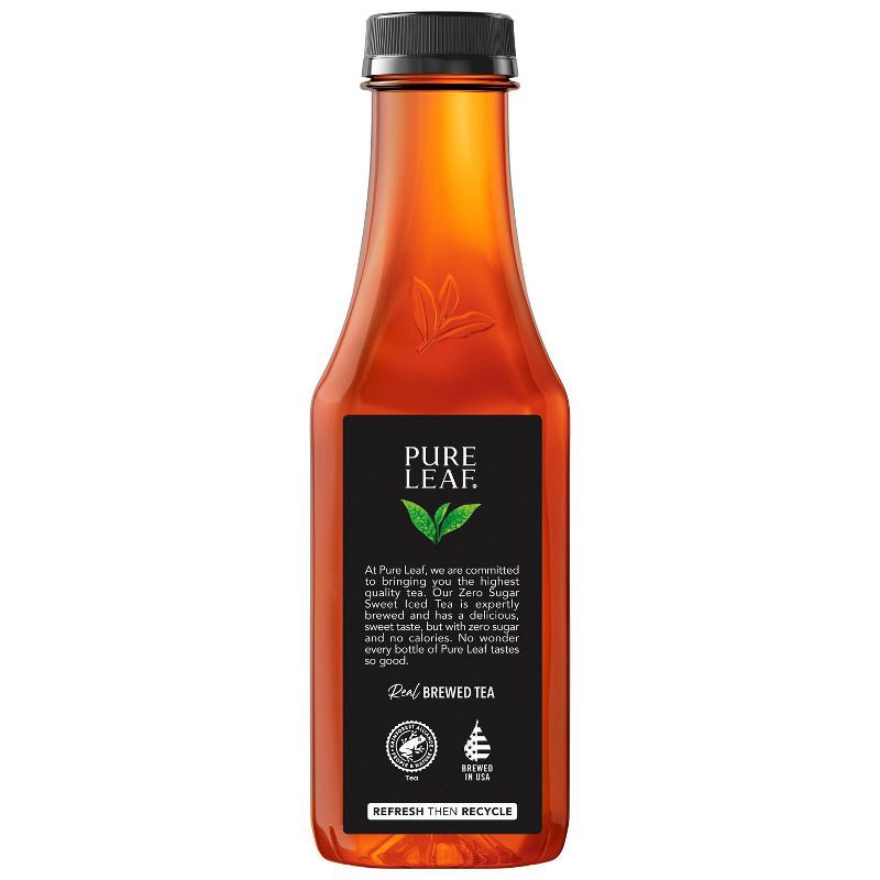 slide 3 of 6, PURE LEAF RTD Pure Leaf Zero Sugar Sweet Tea - 18.5 fl oz Bottle, 18.5 fl oz