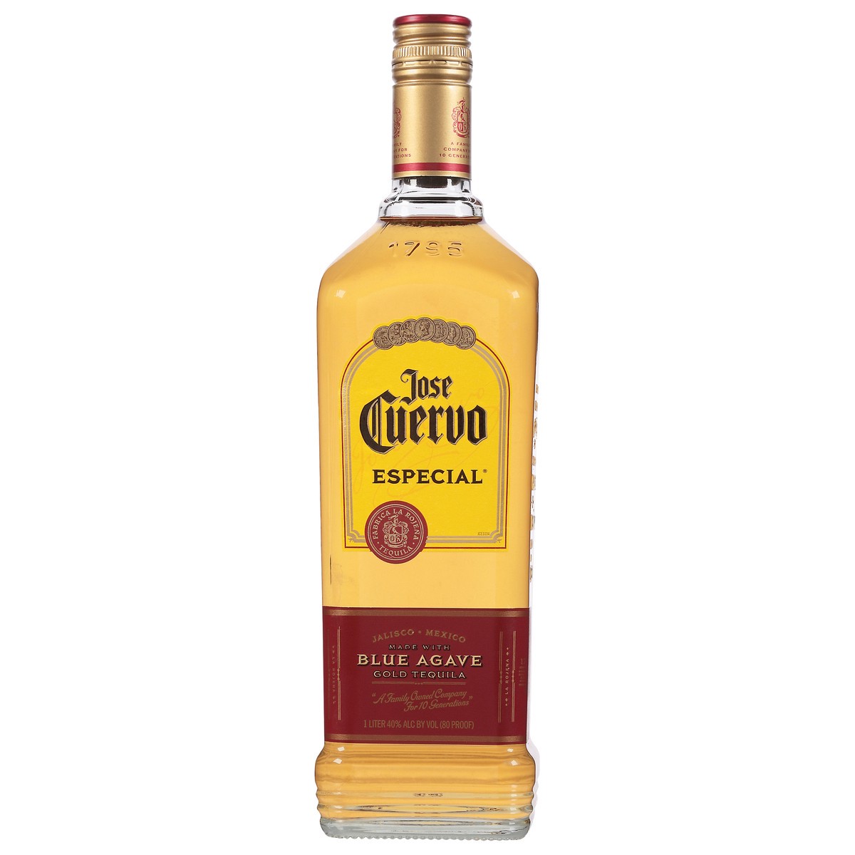 slide 1 of 9, Jose Cuervo Especial Blue Agave Gold Tequila 1 l, 1 liter