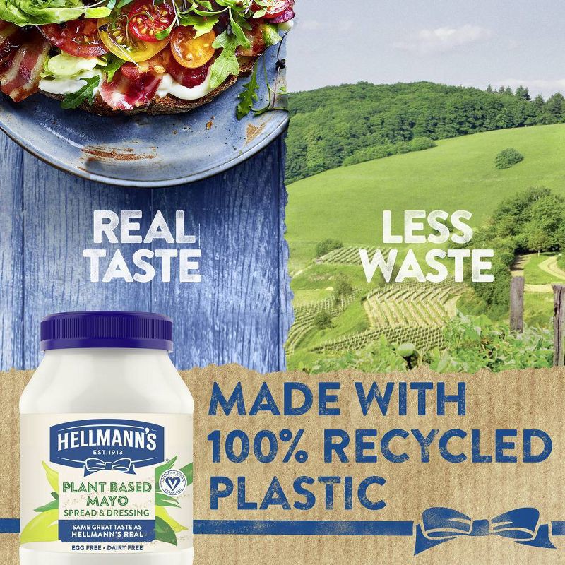 slide 9 of 9, Hellmann's Plant Based Mayo - 30 fl oz, 30 fl oz