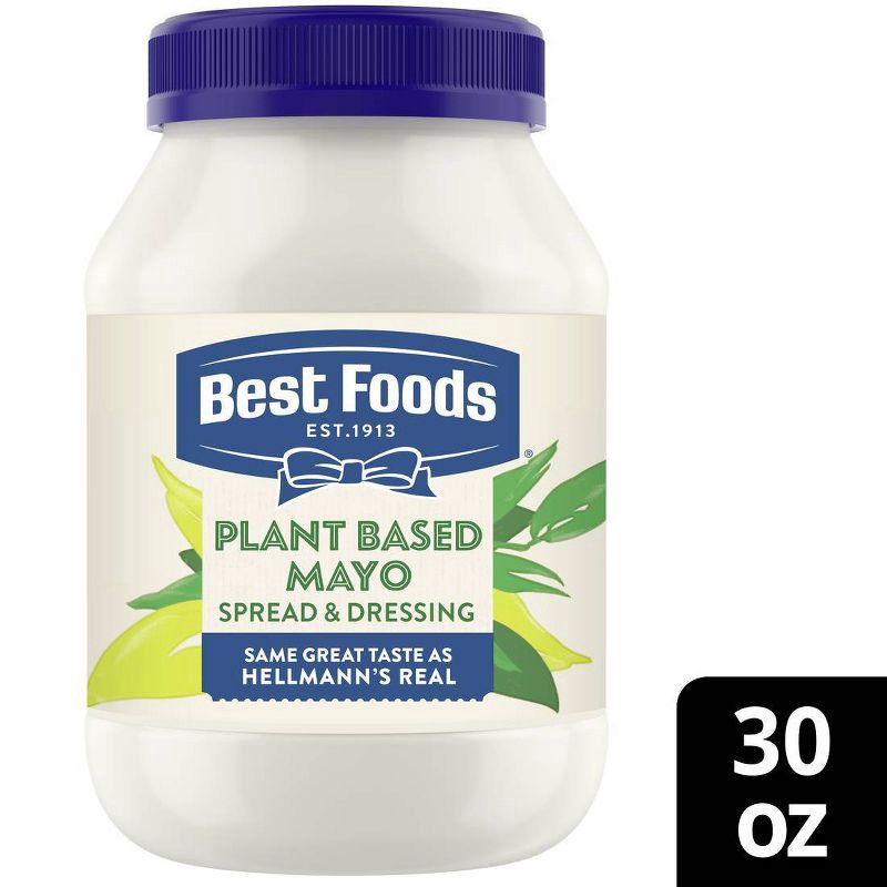 slide 1 of 9, Best Foods Plant Based Mayo - 30 fl oz, 30 fl oz