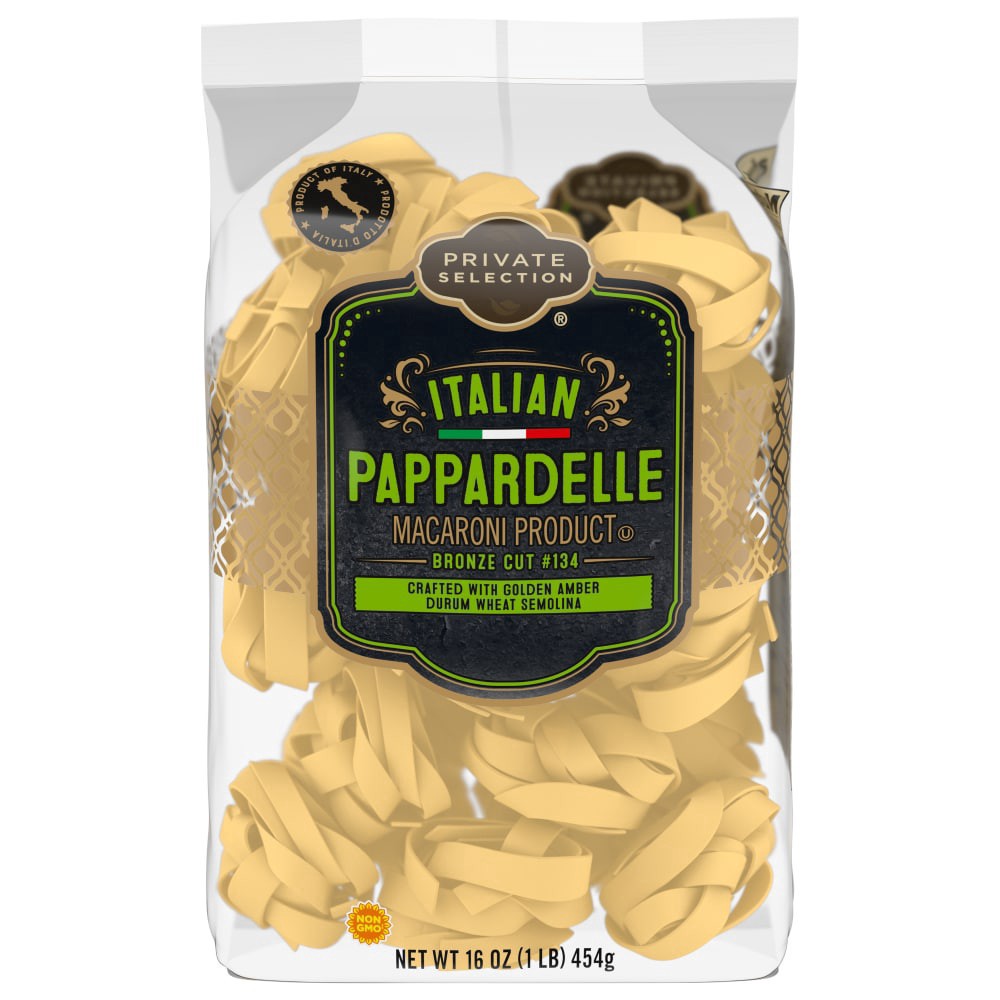 slide 3 of 4, Private Selection Italian Pappardelle Pasta Nests - 16 oz, 16 oz