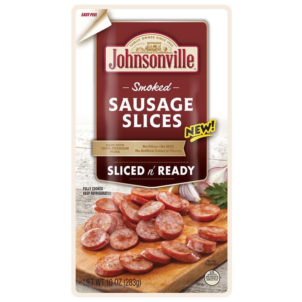 slide 1 of 1, Johnsonville Smoked Sausage Slices, 10 oz