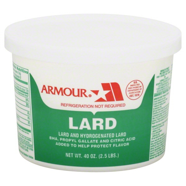 slide 1 of 6, Armour Lard 40 oz, 40 oz