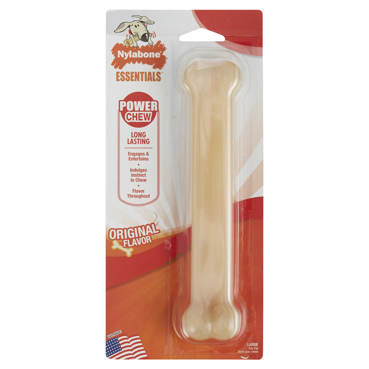 slide 1 of 2, Nylabone Long-Lasting Dura Chew Original Large Dog Toy, 1 ct