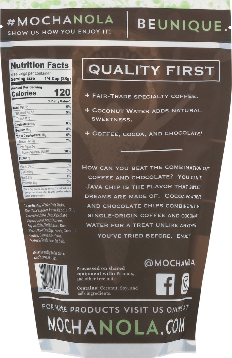 slide 4 of 9, Mochanola Java Chip Coffee Granola - 8 oz, 8 oz