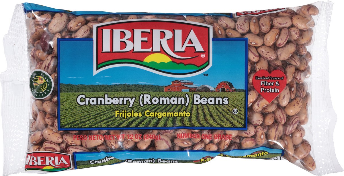 slide 2 of 14, Iberia Cranberry (Roman) Beans 12 oz, 12 oz