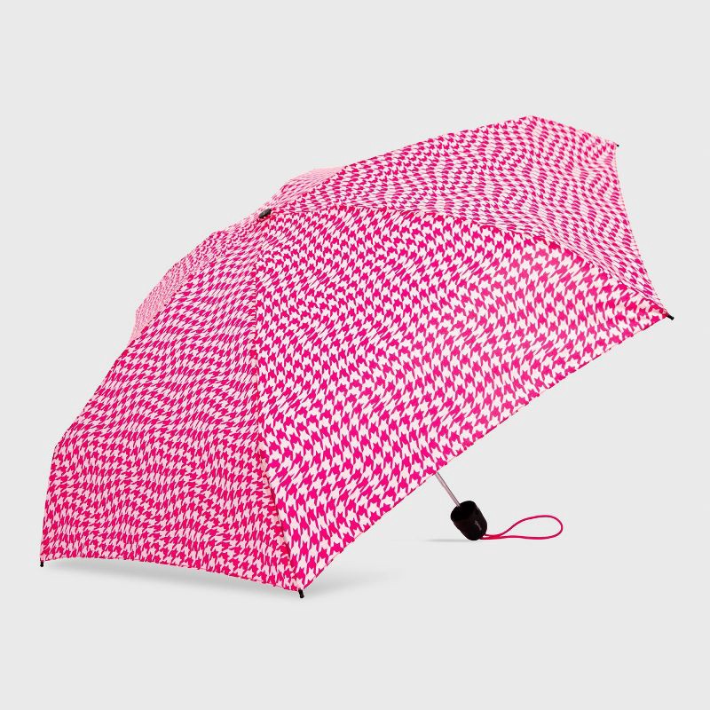 slide 5 of 8, ShedRain Mini Manual Compact Umbrella - Bristol: Telescoping Shaft, Abstract Pattern, 38" Span, 1 ct