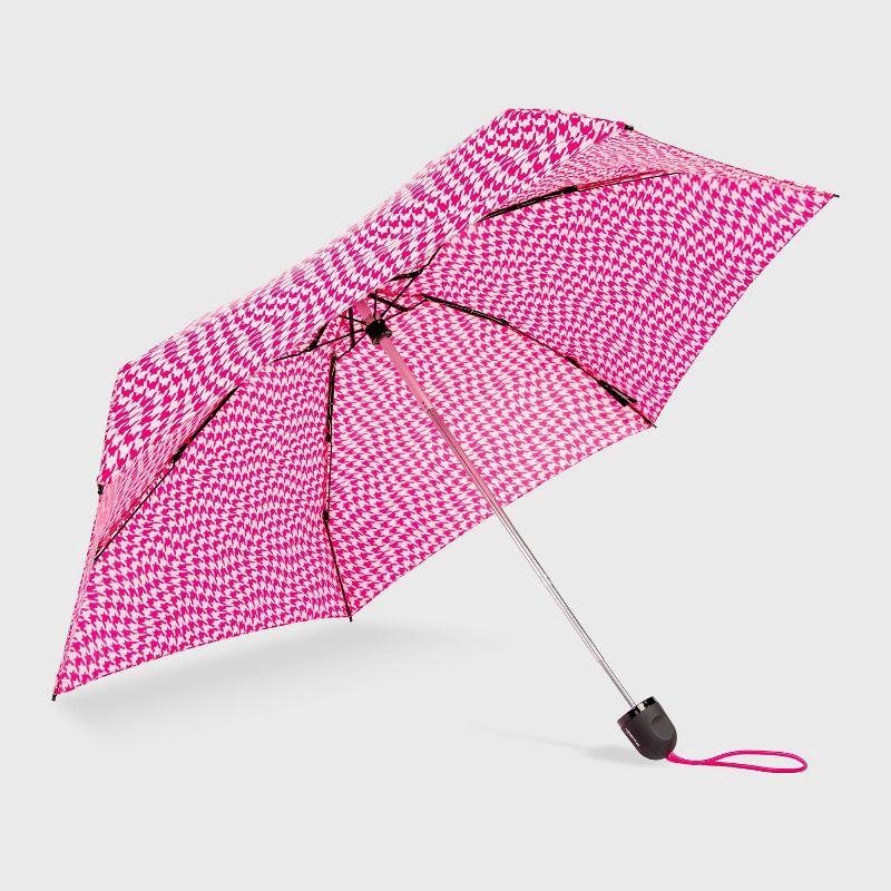 slide 6 of 8, ShedRain Mini Manual Compact Umbrella - Bristol: Telescoping Shaft, Abstract Pattern, 38" Span, 1 ct