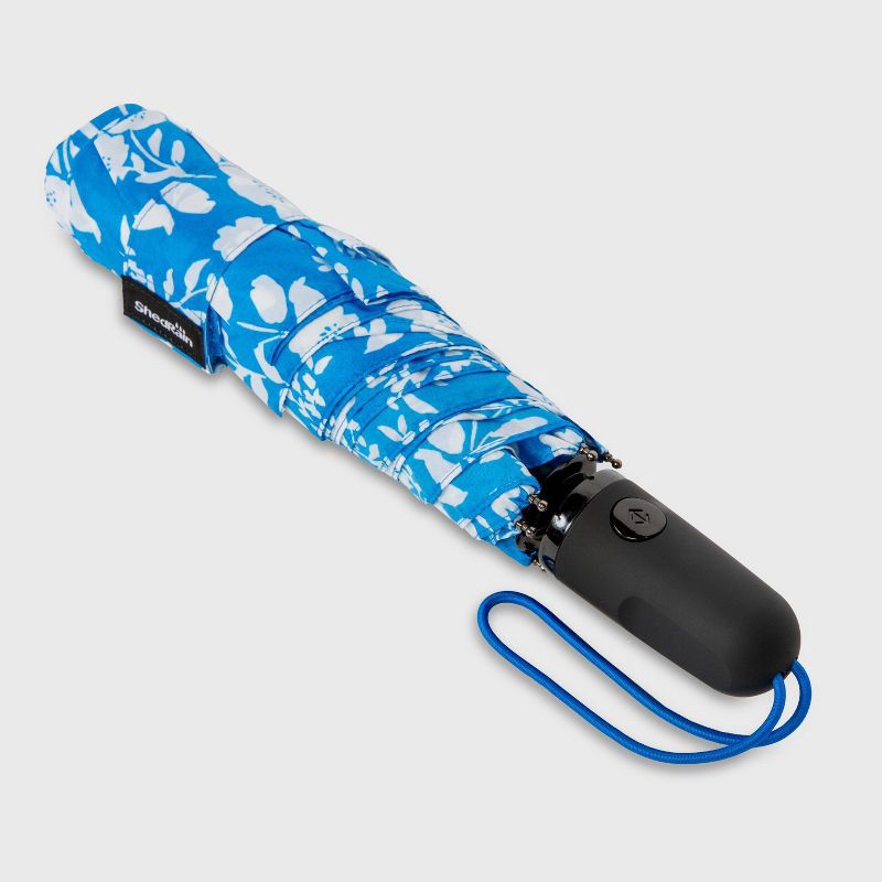 slide 4 of 8, ShedRain Auto Open Auto Close Compact Umbrella - Marietta: Telescoping Shaft, Abstract Pattern, 54" Span, 1 ct