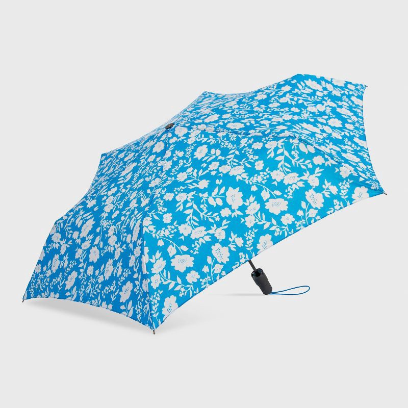 slide 7 of 8, ShedRain Auto Open Auto Close Compact Umbrella - Marietta: Telescoping Shaft, Abstract Pattern, 54" Span, 1 ct