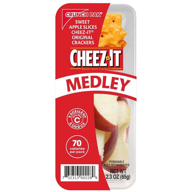 slide 1 of 5, Crunch Pak Sweet Apples & Cheez-It Medley - 2.3oz, 2.3 oz