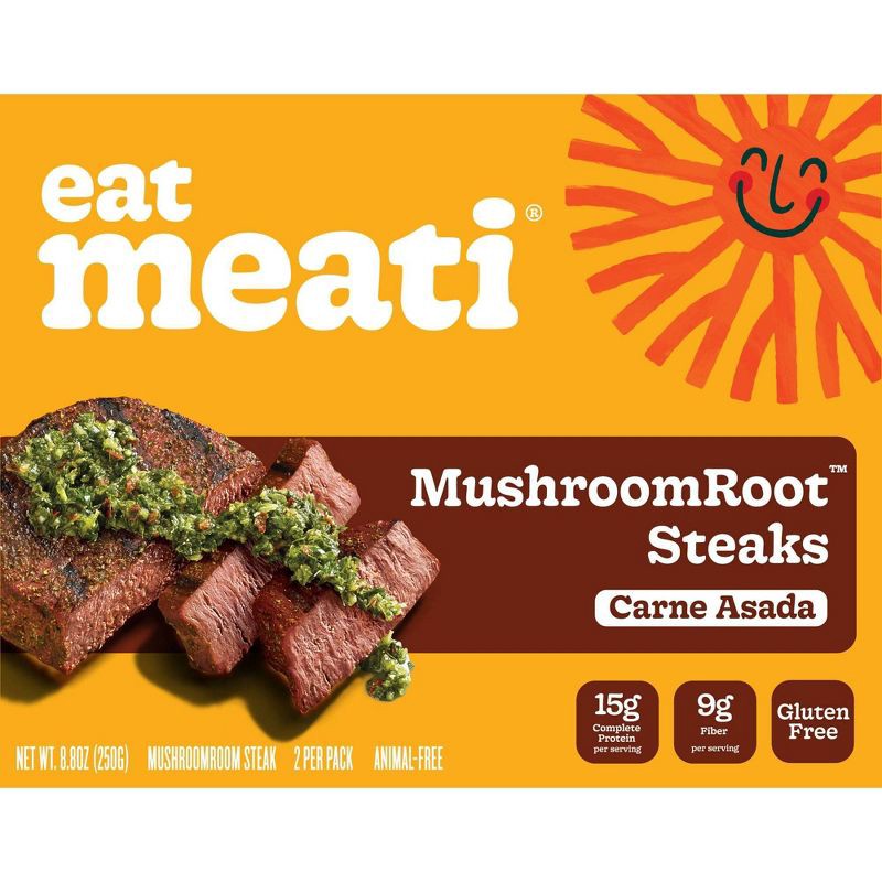 slide 1 of 2, Eat Meati Frozen Carne Asada Steak - 8.8oz, 8.8 oz