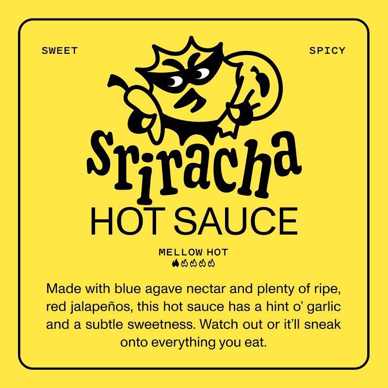 slide 4 of 12, Yellowbird Blue Agave Sriracha Hot Sauce - 9.8oz, 9.8 oz