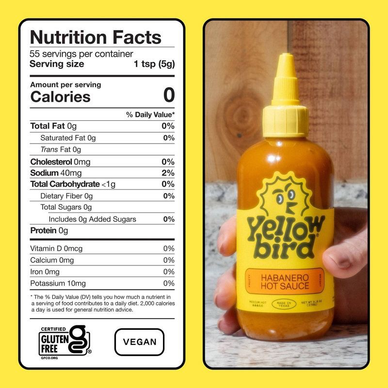 slide 8 of 12, Yellowbird Habanero Hot Sauce - 9.8oz, 9.8 oz