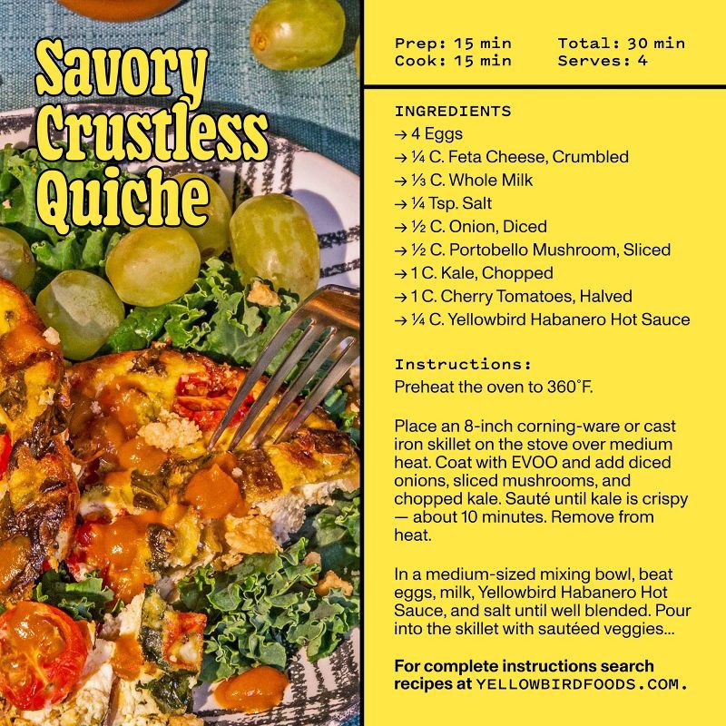 slide 10 of 12, Yellowbird Habanero Hot Sauce - 9.8oz, 9.8 oz