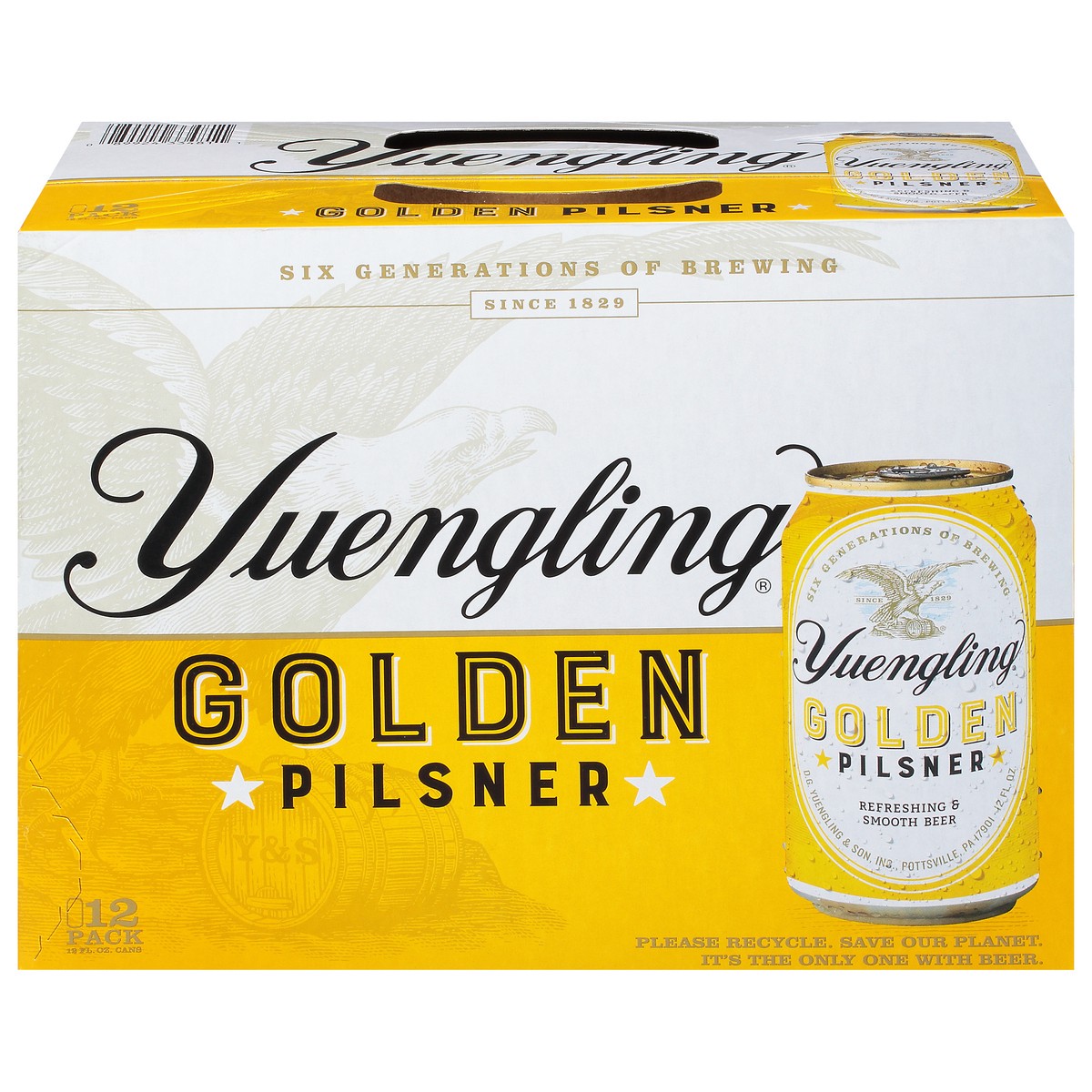 slide 12 of 15, Yuengling Golden Pilsner Beer 12 - 12 fl oz Cans, 12 ct; 12 fl oz