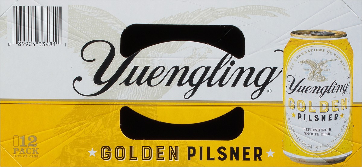 slide 12 of 15, Yuengling Golden Pilsner Beer 12 - 12 fl oz Cans, 12 ct; 12 fl oz