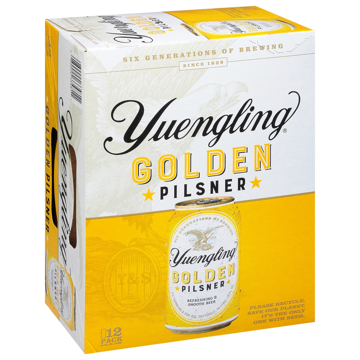 slide 15 of 15, Yuengling Golden Pilsner Beer 12 - 12 fl oz Cans, 12 ct; 12 fl oz