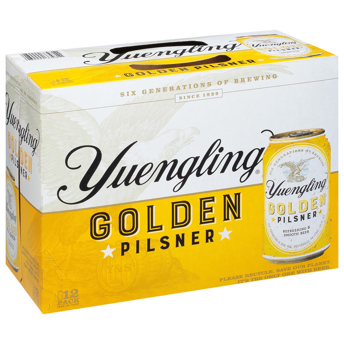 slide 4 of 15, Yuengling Golden Pilsner Beer 12 - 12 fl oz Cans, 12 ct; 12 fl oz