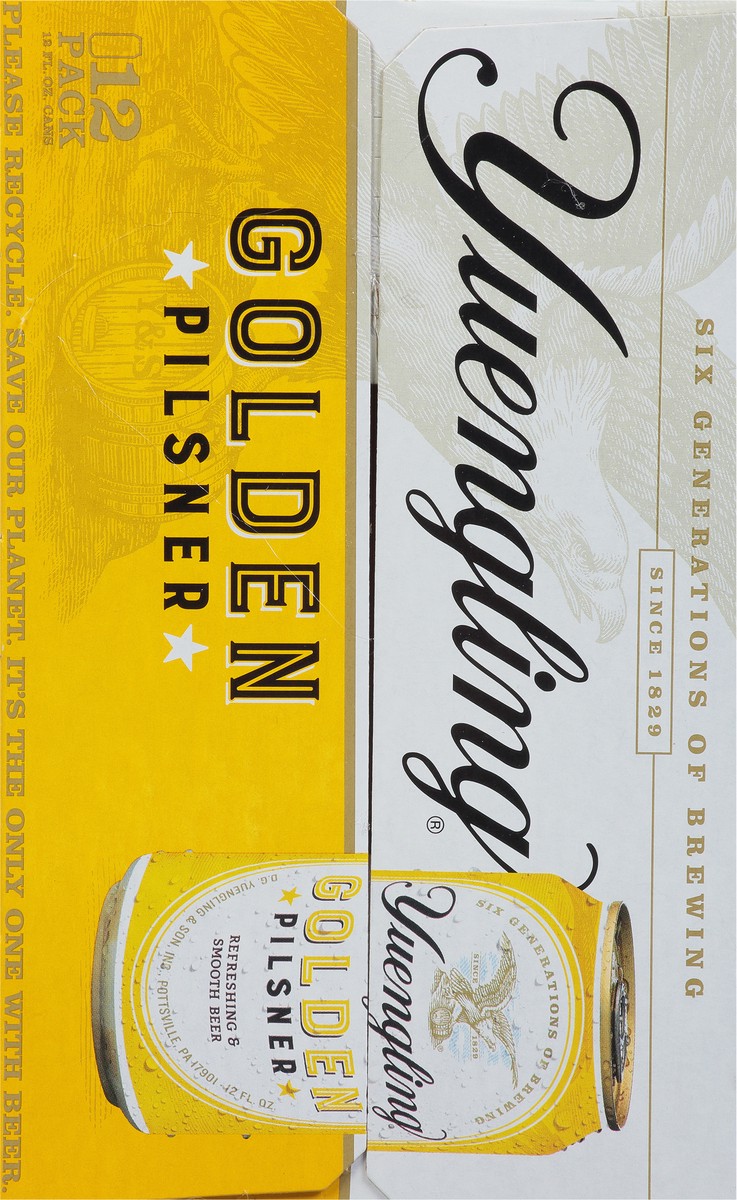 slide 6 of 15, Yuengling Golden Pilsner Beer 12 - 12 fl oz Cans, 12 ct; 12 fl oz