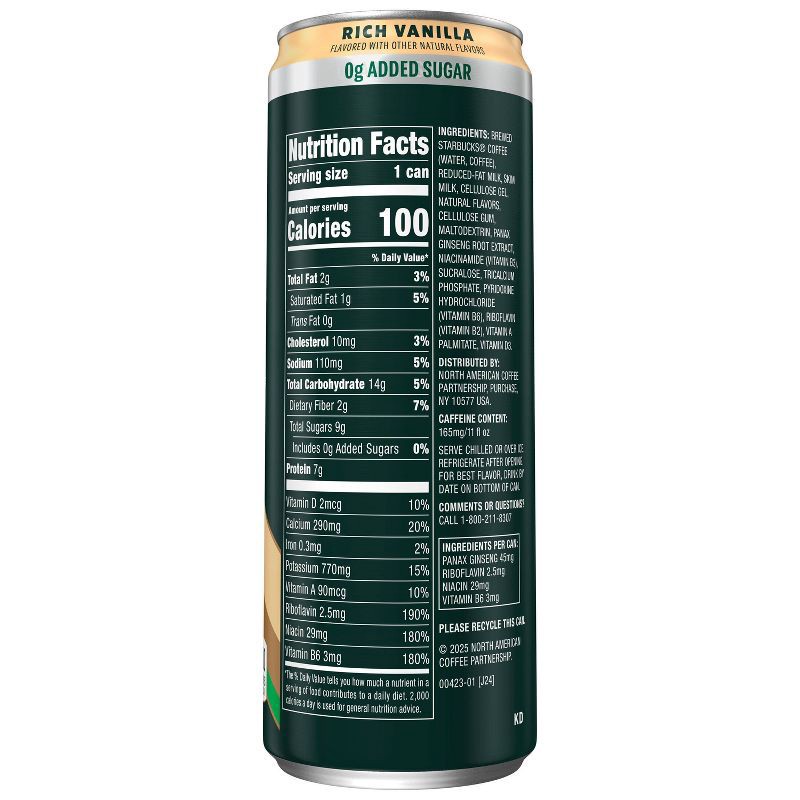 slide 3 of 6, Starbucks RTD Starbucks Tripleshot Vanilla Premium Coffee Drink - 11 fl oz Can, 11 fl oz