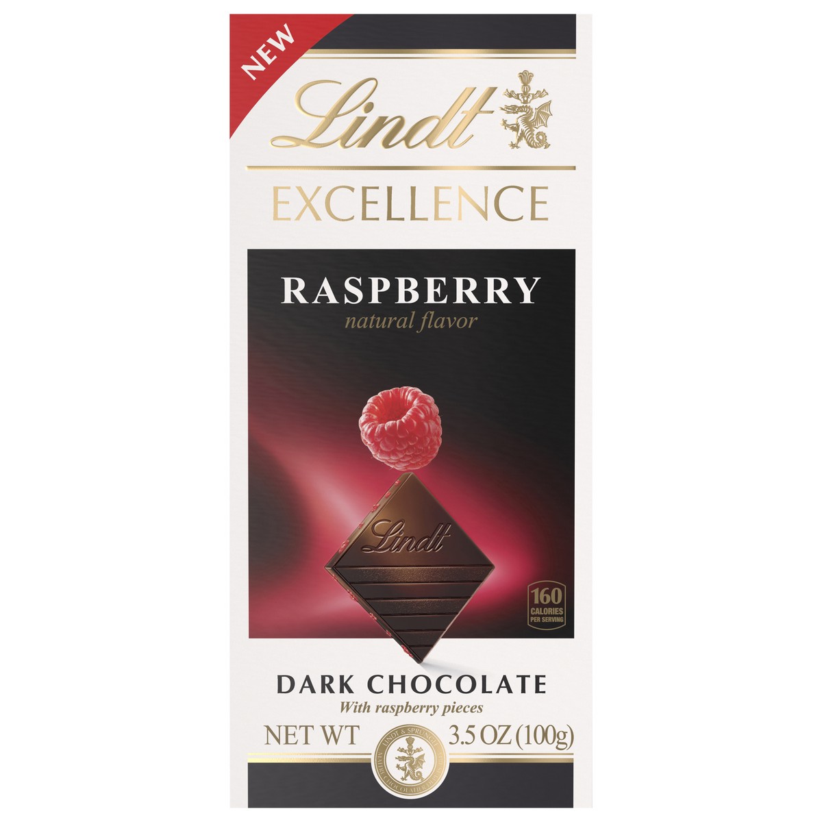 slide 1 of 10, Lindt EXCELLENCE Raspberry Dark Chocolate Candy Bar, 3.5 oz., 3.50 oz