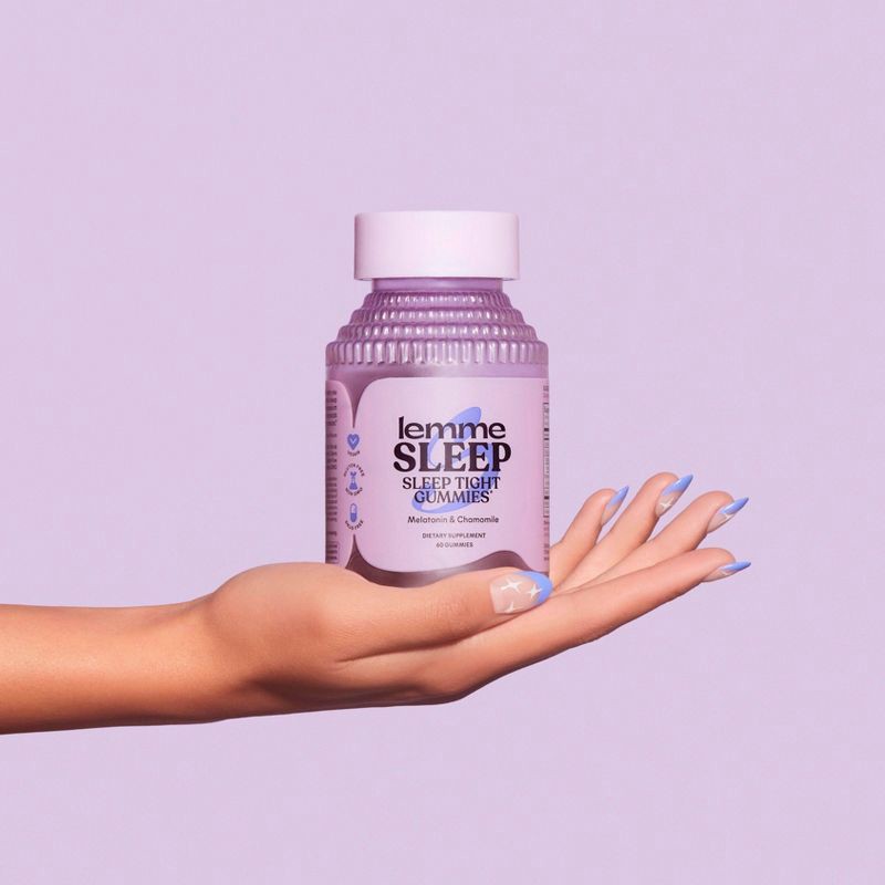 slide 2 of 6, Lemme Sleep Tight Vegan Gummies - 60ct, 60 ct