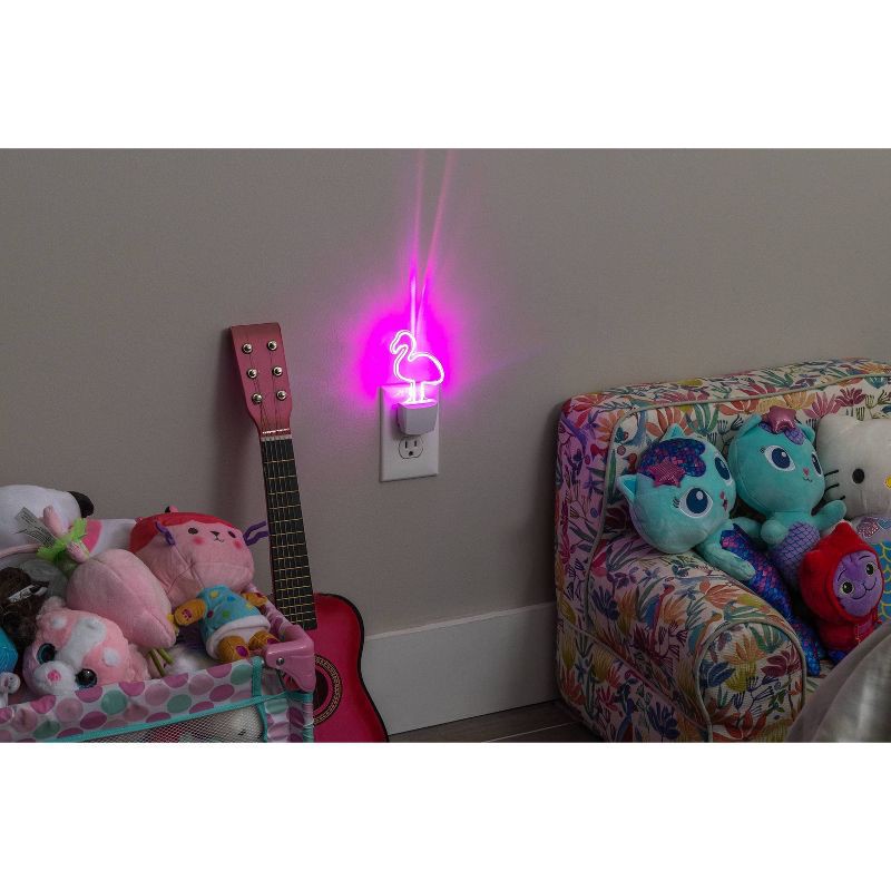 slide 3 of 11, Energizer LED Flamingo Automatic Night Light Pink, 1 ct