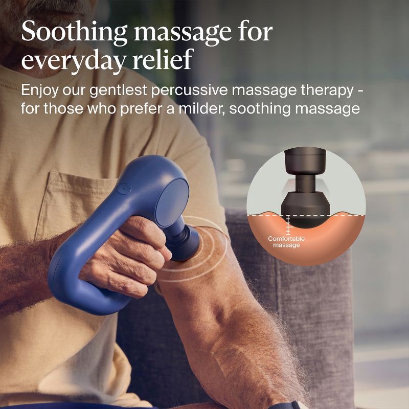 slide 3 of 9, Therabody Theragun Relief Massage Gun - Navy, 1 ct