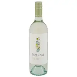 SEAGLASS Pinot Grigio White Wine, 750mL Wine Bottle, 13.5% ABV