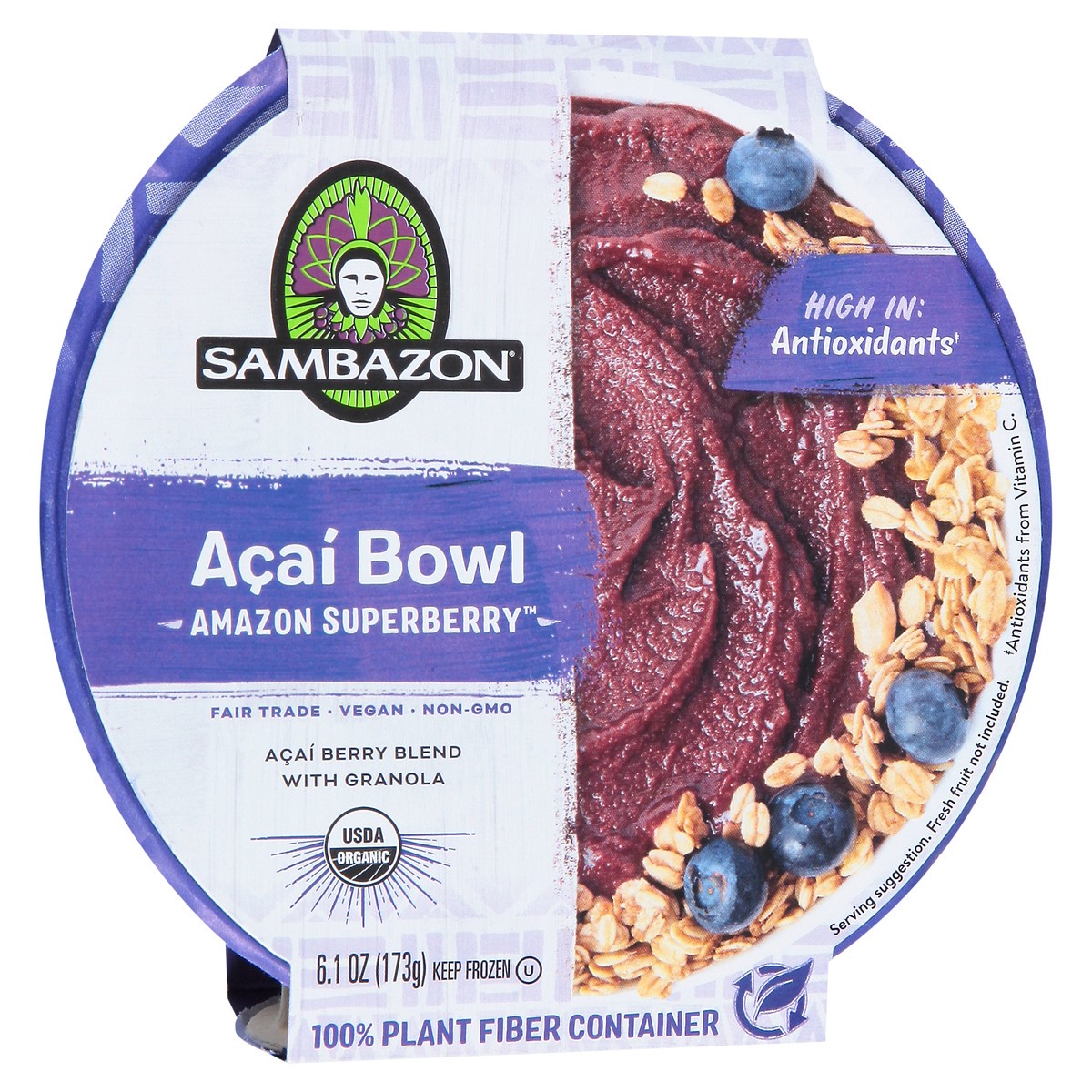 slide 3 of 9, Sambazon Amazon Superberry Acai Bowl 6.1 oz, 6.1 oz