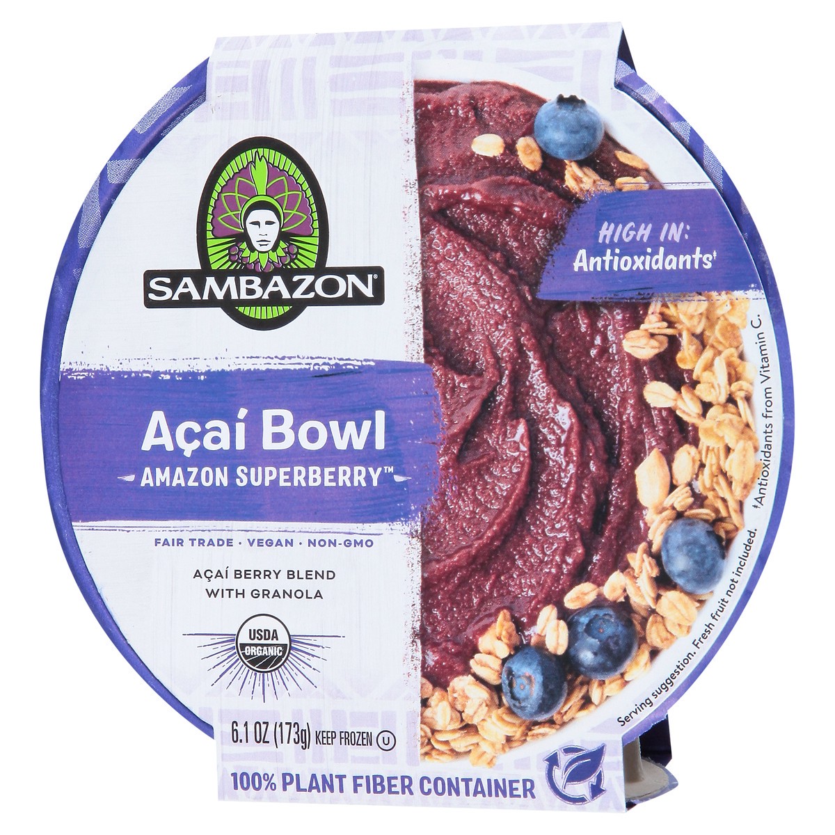 slide 4 of 9, Sambazon Amazon Superberry Acai Bowl 6.1 oz, 6.1 oz