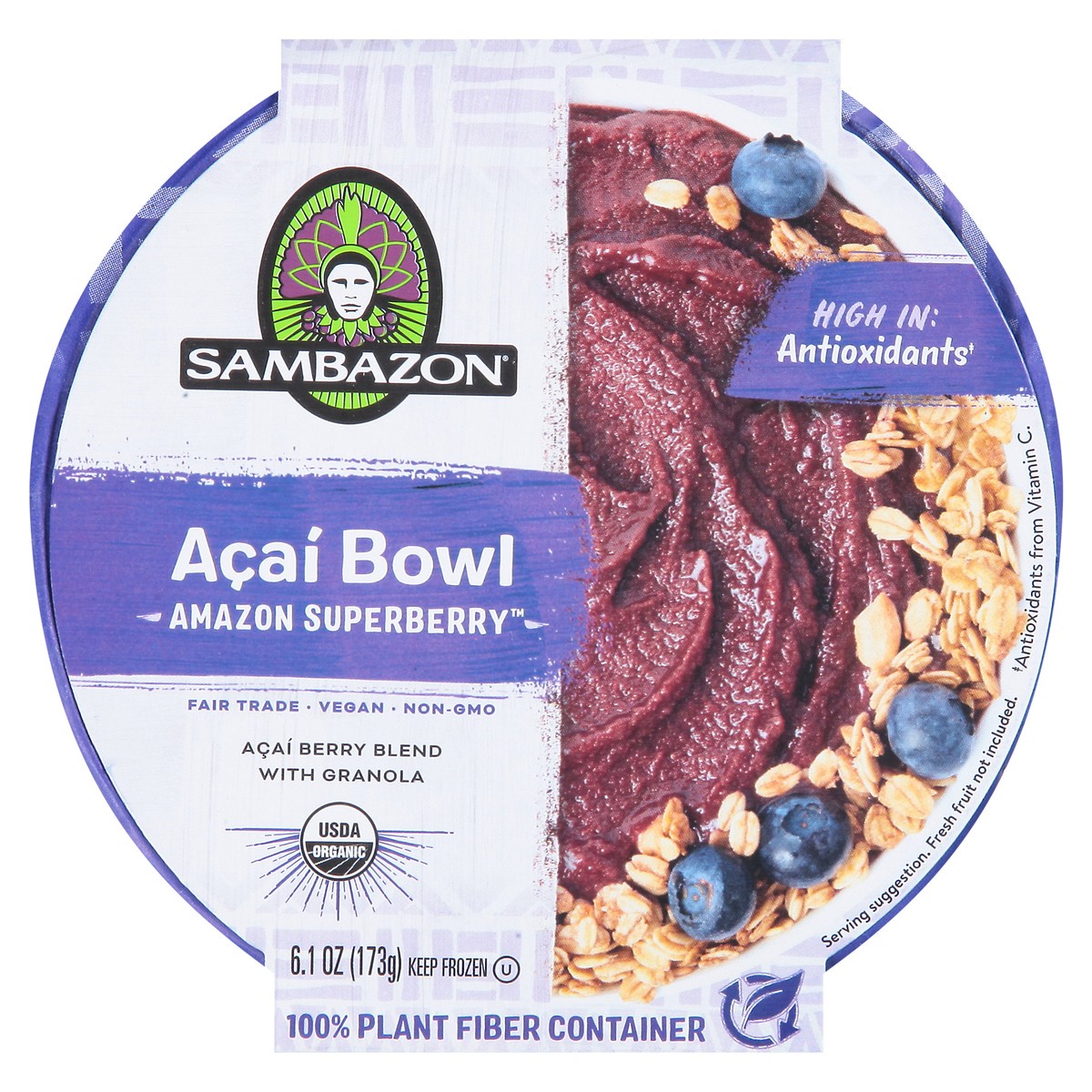 slide 1 of 9, Sambazon Amazon Superberry Acai Bowl 6.1 oz, 6.1 oz