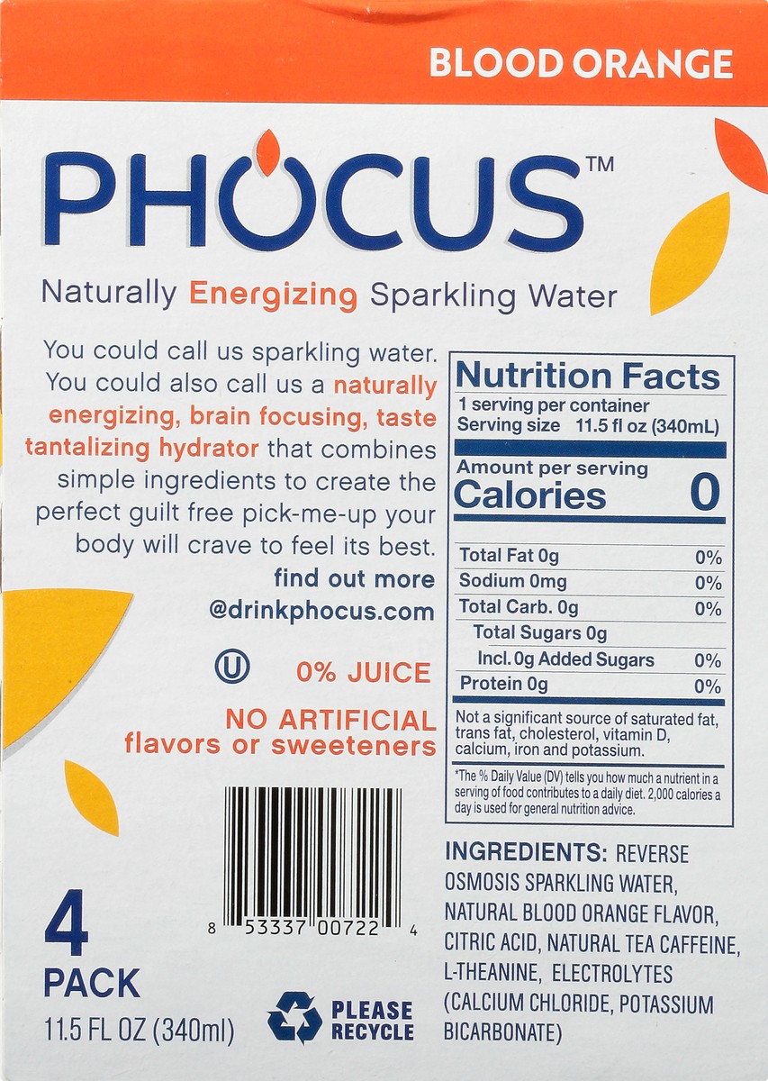 slide 13 of 13, Phocus Sparkling Water - 4 ct, 4 ct