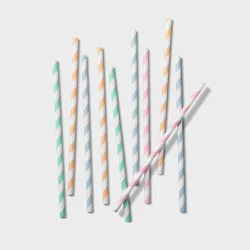 Line Modern 24ct Paper Straws