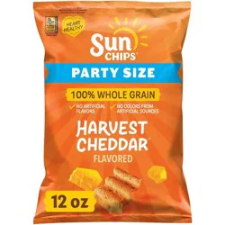 Frito-Lay SunChips Harvest Cheddar Party Size - 12oz