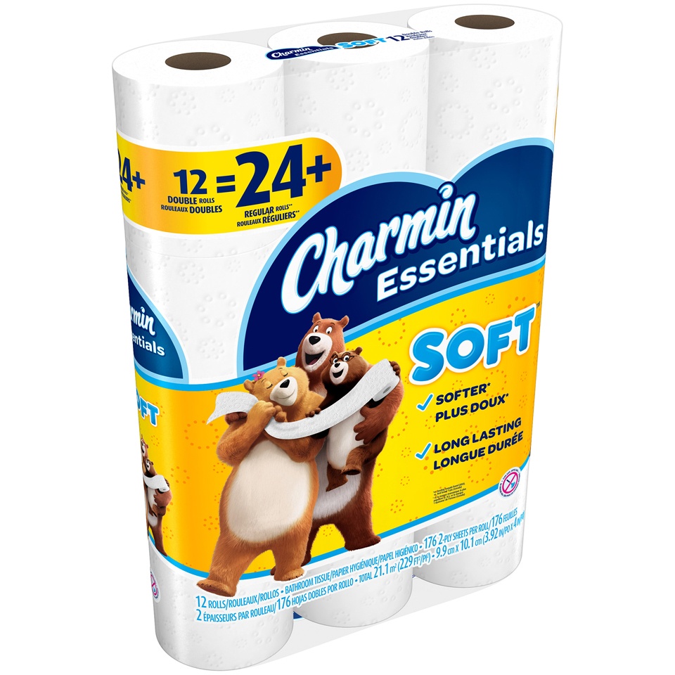 slide 2 of 4, Charmin Bathroom Tissue 12 ea, 12 ct