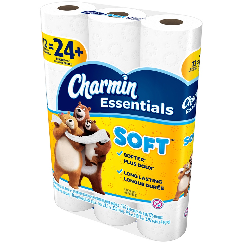 slide 3 of 4, Charmin Bathroom Tissue 12 ea, 12 ct