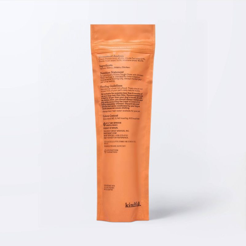 slide 3 of 7, Rawhide Alternative Limited Ingredient Chew Chicken Flavored Dog Treat - Kindfull™ - 7.6oz, 7.6 oz