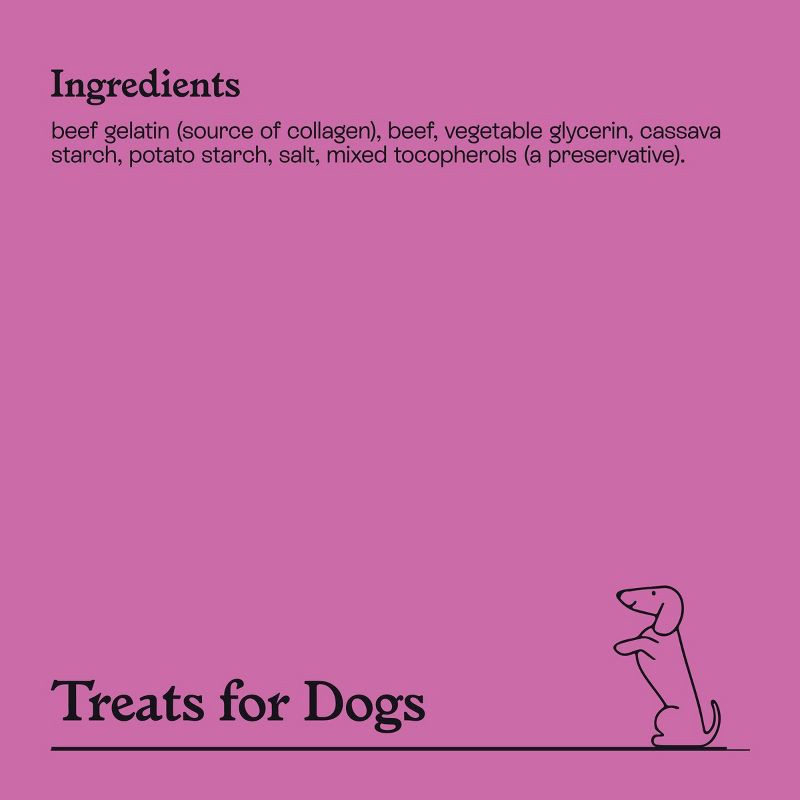 slide 5 of 7, Rawhide Alternative Collagen Roll Beef Flavor Dog Treat - Kindfull™ - 9.5oz/3ct, 9.5 oz, 3 ct