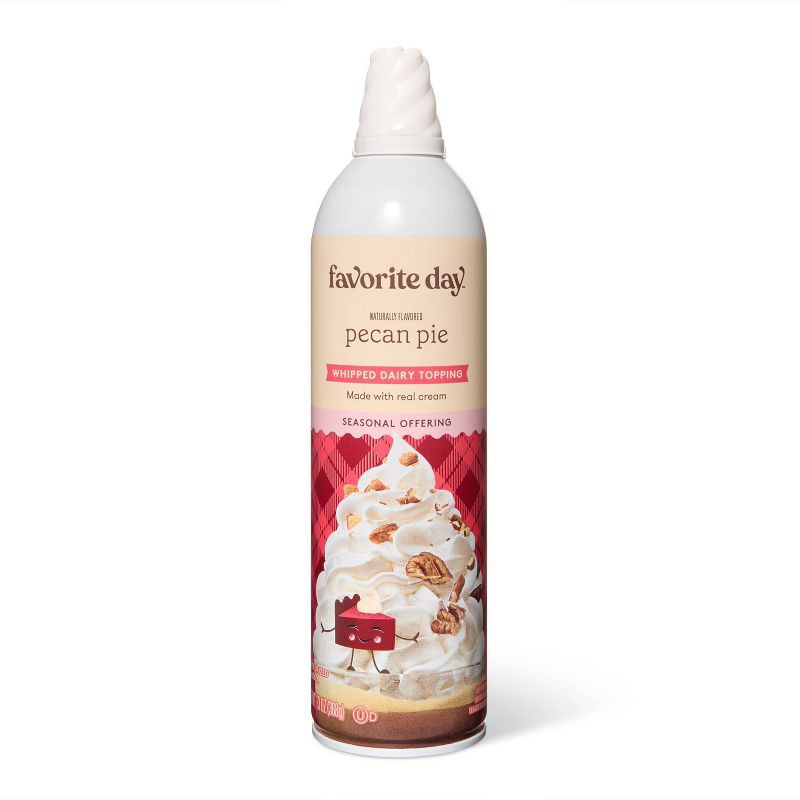 slide 1 of 3, Pecan Pie Whipped Dairy Topping - 13oz - Favorite Day™, 13 oz