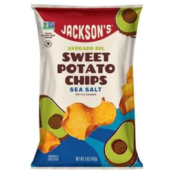 Jackson's Avocado Oil Sweet Potato Chips - Sea Salt 5oz