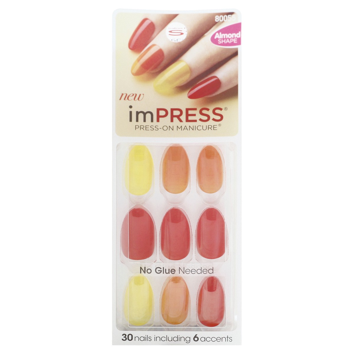 slide 3 of 10, imPRESS Press-On Manicure 1 ea, 30 ct