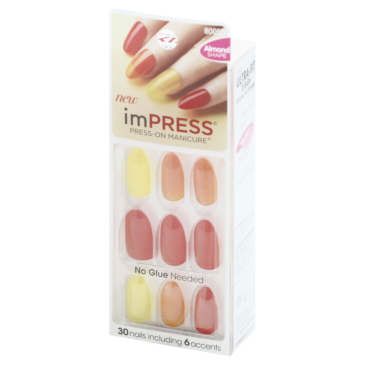 slide 4 of 10, imPRESS Press-On Manicure 1 ea, 30 ct