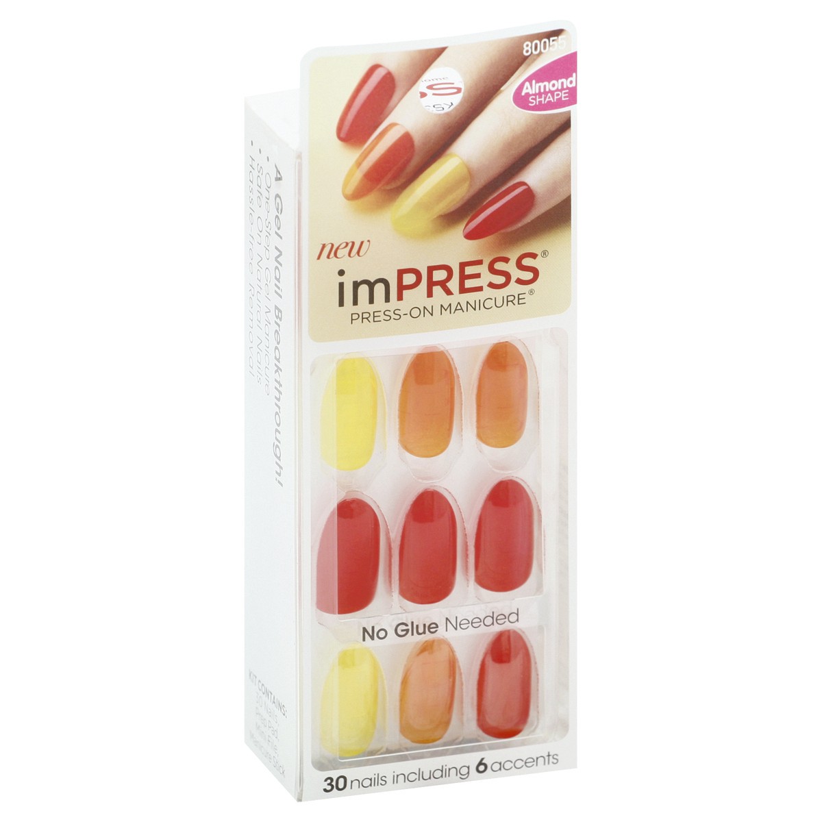 slide 5 of 10, imPRESS Press-On Manicure 1 ea, 30 ct