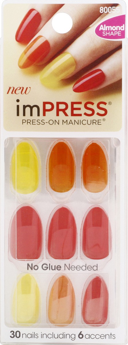 slide 1 of 10, imPRESS Press-On Manicure 1 ea, 30 ct