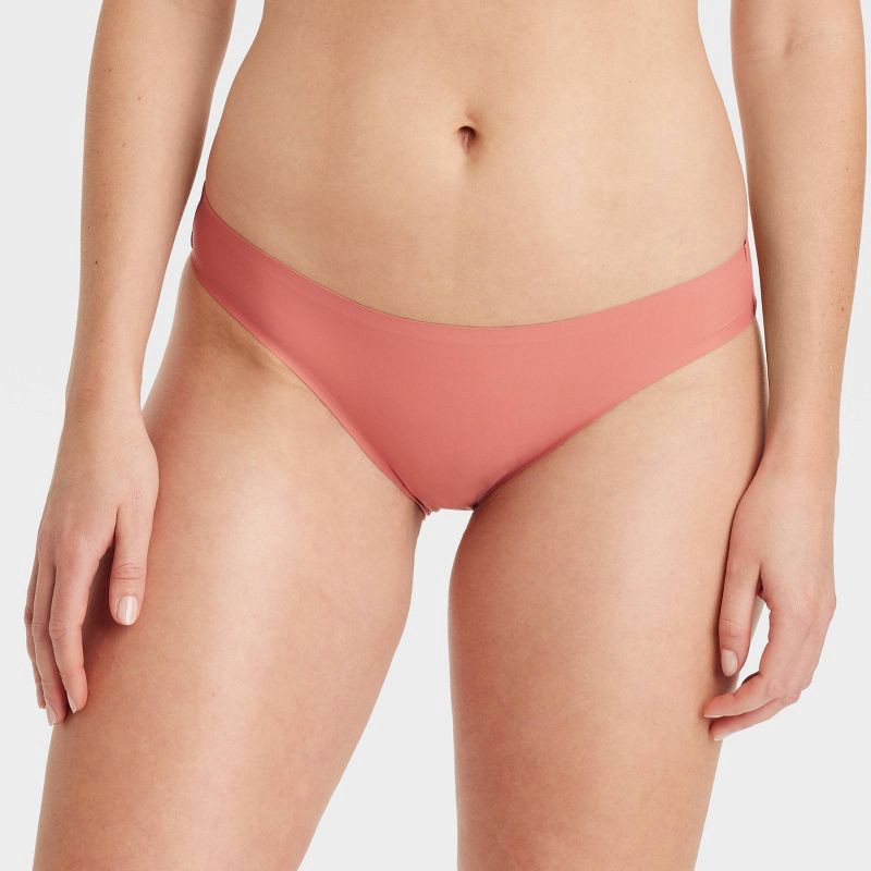 slide 2 of 5, Women's 6pk Bonded Microfiber Bikini Underwear - Auden™ Assorted Color M: Mid Rise, Cotton Gusset, 6 ct