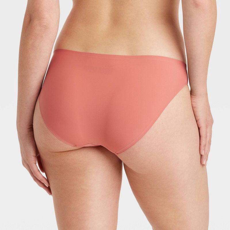 slide 3 of 5, Women's 6pk Bonded Microfiber Bikini Underwear - Auden™ Assorted Color L: Lightweight Knit Jersey, Cotton Gusset, Mid Rise, 6 ct