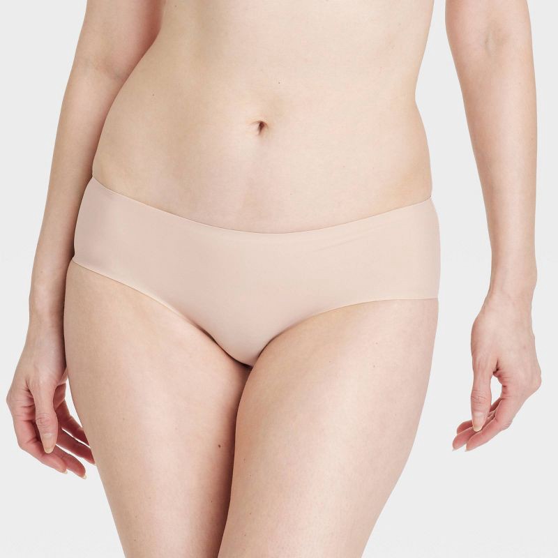 slide 2 of 5, Women's 6pk Bonded Microfiber Hipster Underwear - Auden™ Assorted Color M: Mid Rise, Cotton Gusset, Lightweight Fabric, 6 ct